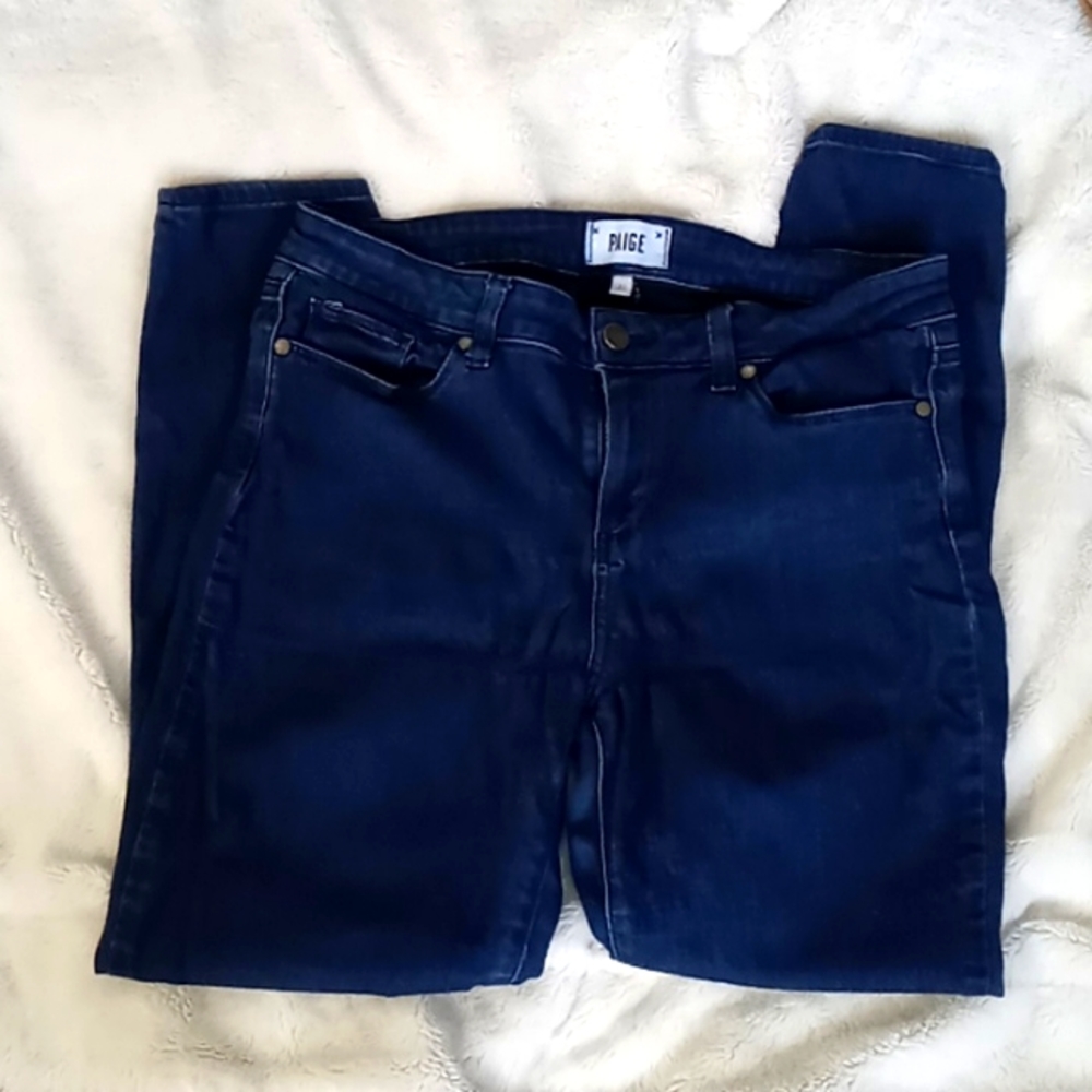 Paige jeans, Verdugo Ankle Jeans, size 31, dark wash